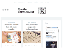 Tablet Screenshot of ehrenhauser.at